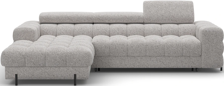Kampinė sofa Felro, Pilka
