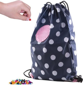„Pixie Crew School“ nugaros krepšys „Dots“ su rausva panele