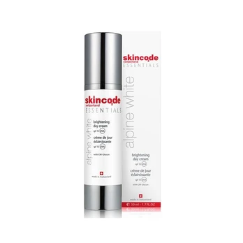 Skincode Essentials Alpine Baltas Brightening Day Kreminis Spf15 50ml