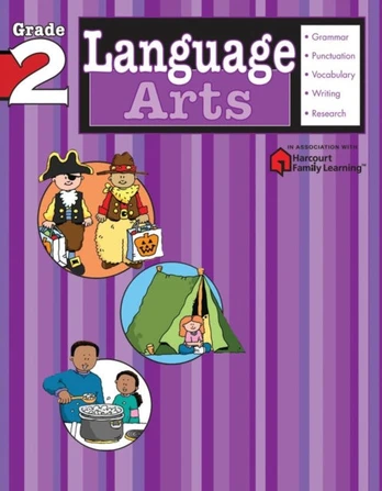 Language Arts: Grade 2 (Flash Kids Harcourt Family Learning)