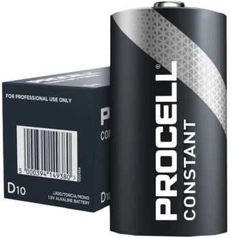 Elementai Duracell Procell Constant Power, D, 1.5 V, 10 vnt.