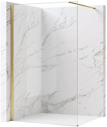 Dušo siena Rea Flexi Transparent / Gold 90