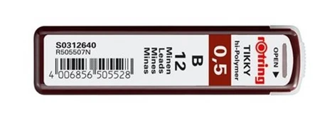 Rotring grafitas 0,5mm / HB