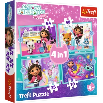 TREFL GABBY´S DOLLHOUSE Dėlionių rinkinys