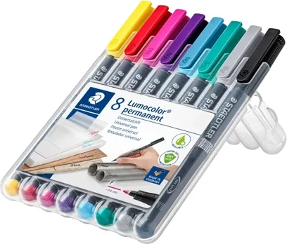 Staedtler „Lumocolor“ permanentinis rašiklis 318, 8 vnt.