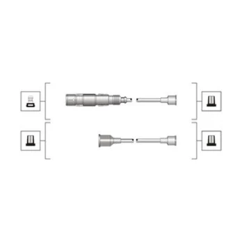 MAGNETI MARELLI 941319170036 Ignition lead set