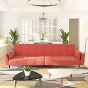 Sofa-lova vidaXL, rožinė kaina