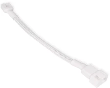Alphacool Lüfterkabel 4-Pin auf 4-Pin Verlängerung 15cm - baltas kaina