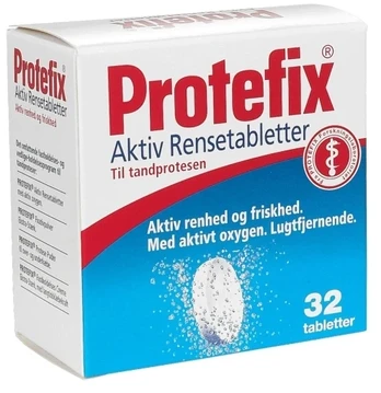 Protezų tabletės, Protefix Aktyvios, su 32 tabletėmis