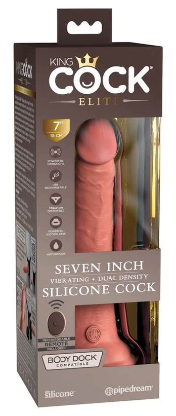 King Cock Nr.7 Vibrating Dual Density