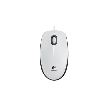 Pelė laidinė Logitech M100 USB (910-005004), balta