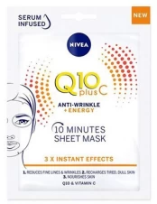Nivea Q10+Vitamin C Anti Wrinkle Energizing Face Mask kaina