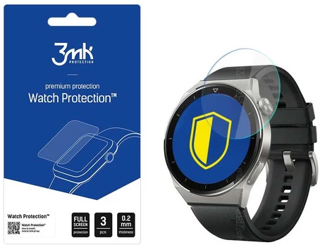 Huawei Watch GT 3 Pro 46mm - 3mk Watch Protection™ v. FlexibleGlass Lite screen protector