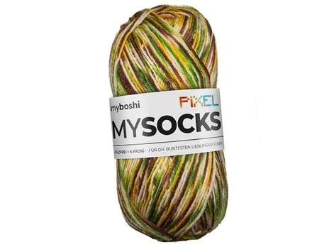 Siūlai MyBoshi Mysocks Pixel, 150g