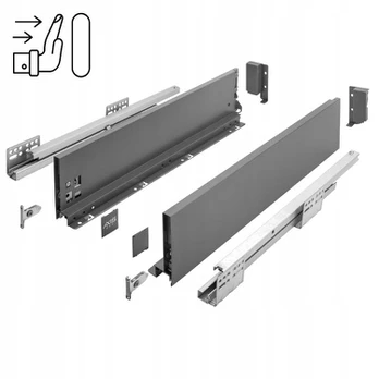 AXISPRO push drawer to open 350mm anthracite - medium H116