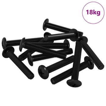 Varžtas 2647 pcs Sidabro 5 x 30 mm Geležis