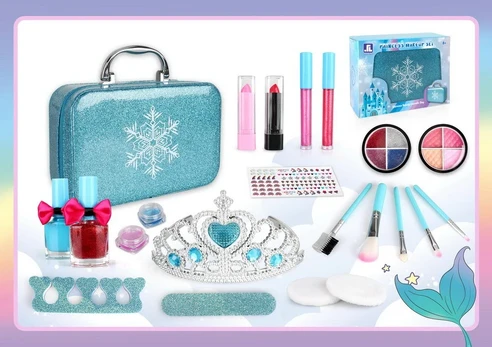 Snow Princess Makeup Set with Suitcase