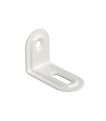 Montavimo kampas, 40x28x22x1,0mm, baltas