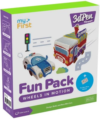 Usorteret myFirst 3dPen Make Filaments Fun Pack Wheels in Motion
