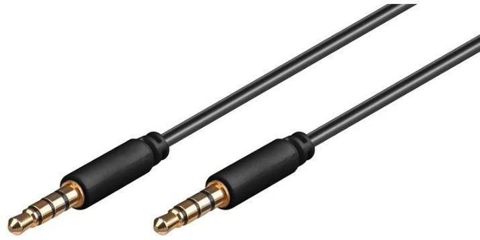 Microconnect IPOD017 garso kabelis 1,5 m 3.5mm Juoda