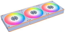Lian Li UNI FAN CL FLEX Wireless PWM-Lüfter, ARGB - Reverse Blade, 120mm, baltas, 3er-Pack mit Controller
