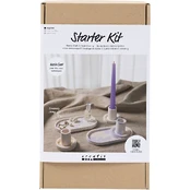 Starter Craft Kit - Resin Casting - 3 Candle Holders & 2 Trays (977539) kaina