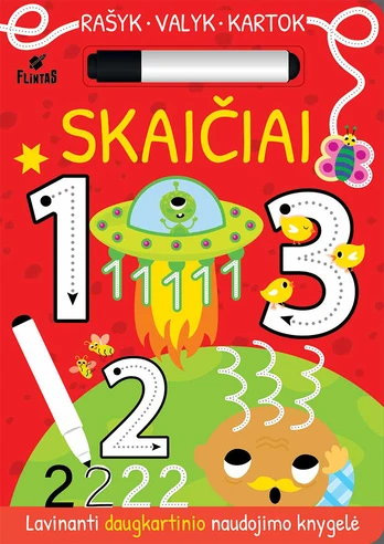 Rašyk. Valyk. Kartok. Skaičiai