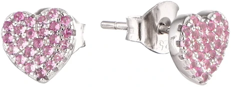 Sidabriniai auskarai su cirkoniais Brasco 64419