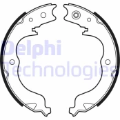 Stabdžių trinkelių komplektas, stovėjimo stabdis DELPHI LS2008 kaina