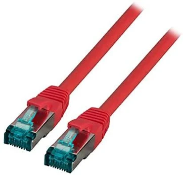 EFB EFB RJ45 Patchkabel S/FTP, Cat.6A, LSZH, 5m, raudona