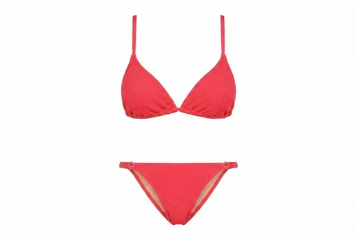 Dviejų dalių raudonas bikini