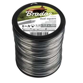 Trimerio valas Bradas RIPPER DUAL Square, 3,0mm x 280m (2,5kg)