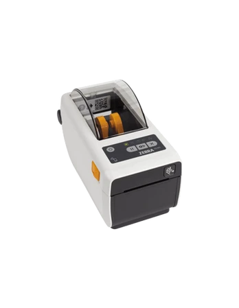 Zebra ZD411-HC, 8 dots/mm (203 dpi), RTC, USB, USB Host, BT, Wi-Fi, EPLII, ZPLII, kit (USB), white