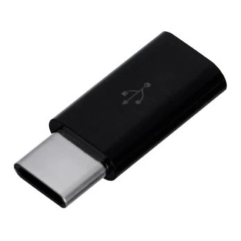 Savio AK-31 / B kabelių sąsaja / invertavimo adapteris Micro USB USB 3.1 Typ C Juoda