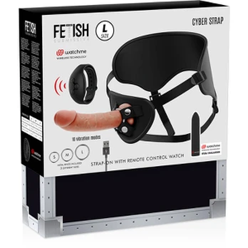 Sekso diržas - dildo CYBER STRAP WATCME TECHNOLOGY L
