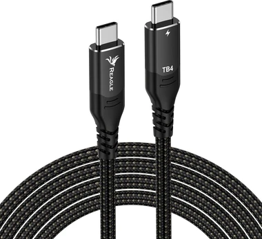 USB laidas Reagle USB-C - USB-C 0,5 m Juodas