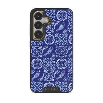 Lisboa - Samsung Galaxy S25 Case, Elite Dark (Magnetic) / Gold