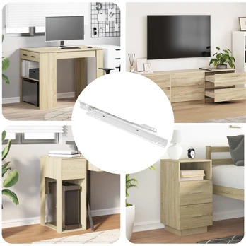 Stalčių bėgis 87 pcs Balta Plienas