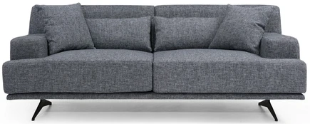 Dvivietė sofa Bentley 2 Seater-Grey Pilka kaina