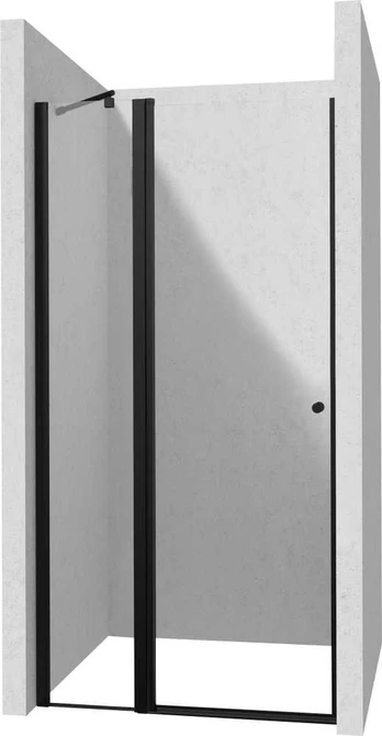 Varstomos dušo durys Deante Kerria plus, 120 cm, Nero
