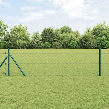 Hexagoninė tvora Žalia 0.6x10 m Plienas