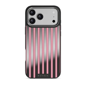 Strawberry Jam - iPhone 17 Pro Max Case, Elite Mirror (MagSafe) / Gunmetal
