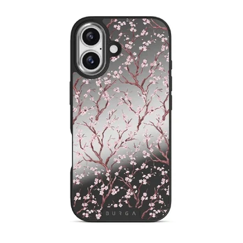 Sakura - iPhone 17 Case, Elite Mirror Dark (MagSafe) / Gunmetal