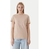 Guess Marškinėliai V2YI07 K8HM0 Smėlio Regular Fit