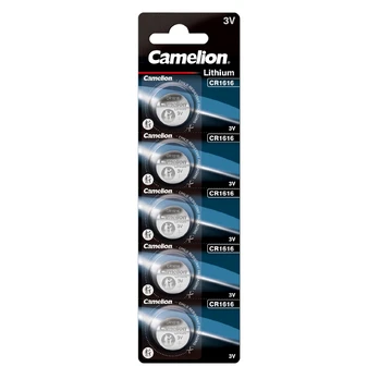 Camelion CR1616 ličio baterija, moneta, 5 vnt.