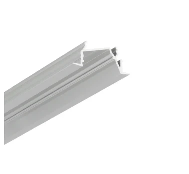LED juostos profilis DIAGONAL14 F/TY, anoduotas aliuminis, 2m