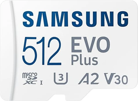 Atm.kort. Samsung EVO Plus 512GB MB-MC512SA/EU