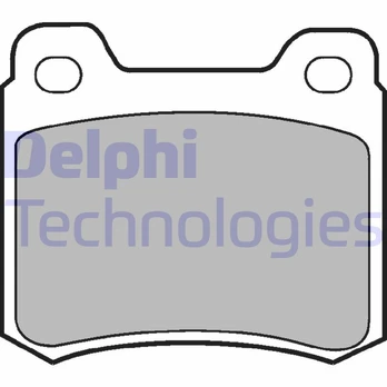 Stabdžių trinkelių rinkinys, diskinis stabdys DELPHI LP440