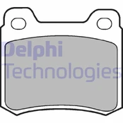 Stabdžių trinkelių rinkinys, diskinis stabdys DELPHI LP440 kaina