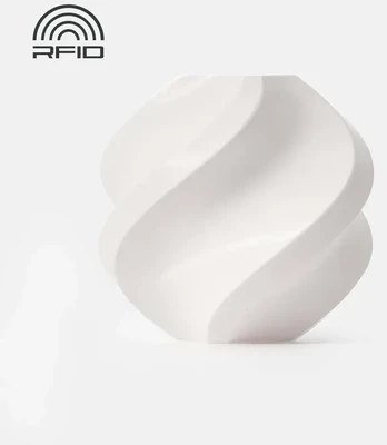Bambu Lab PLA Basic Jade Baltas (10100) / Siūlas su ritinėliu
